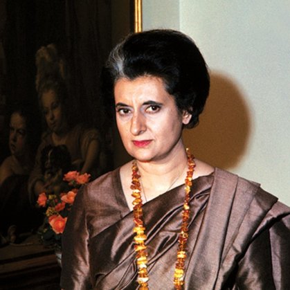 INDIRA GANDHI ,THE ONLY AND FIRST FEMALE PRIME MINISTER OF INDIA FOR 16 YEAR .SHE WAS THE DAUGHTER OF INDIA FIRST PRIME MINISTER JAWAHARLAL NEHRU.INDIRA GANDHI KNOWN A " IRON LADY",SHE WAS BRUTALLY ASSASSINATED BY HER BODYGUARDS ON 31 OCTOBER 1984.