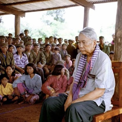 POL POT ( 1925 – 1998,) THE LEADER OF KHMER ROUGE REGIME AND THE GENOCIDE OF 3 MILLION CAMBODIANS.