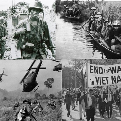 AMERICAN - VIETNAM WAR (1 NOVEMBER 1955 -30 APRIL 1975)THE VIETNAM WAR FOUGHT BETWEEN COMMUNIST NORTH VIETNAM AND THE GOVERNMENT OF SOUTHERN VIETNAM.THE NORTH WAS SUPPORTED BY COMMUNIST COUNTRIES SUCH CHINA AND SOVIET UNION.THE SOUTH WAS SUPPORTED BY ANTI COMMUNIST COUNTRIES PRIMARILY THE UNITED STATES