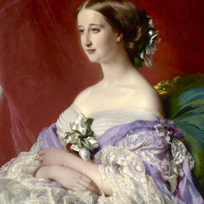 THE SPANISH /FRENCH EMPRESS EUGENIE OF THE FRANCE (1826–1920),THE WIFE OF NAPOLEON III,WHO
