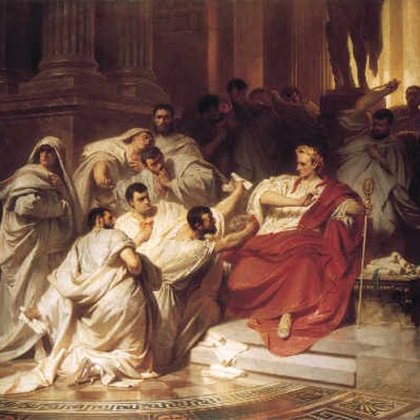 ROMAN EMPEROR JULIUS CAESAR, (100 BC – 44 BC) WAS A BRILLIANT MILITARY GENERAL.HE SUCCESSF