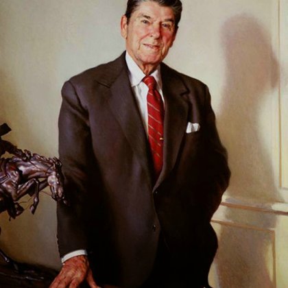 RONALD REAGAN (1911 - 2004) WAS 40TH PRESIDENT OF UNITED STATES,REGARDED AS A KEY FIGURE IN COLLAPSE OF THE SOVIET UNION AND THE TRIUMP OF IMPROVISATION ANALYZES THE END OF COULD WAR.