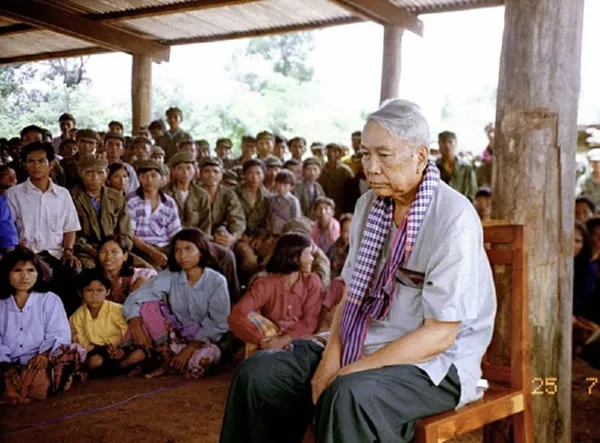 POL POT ( 1925 – 1998,) THE LEADER OF KHMER ROUGE REGIME AND THE GENOCIDE OF 3 MILLION CAMBODIANS.