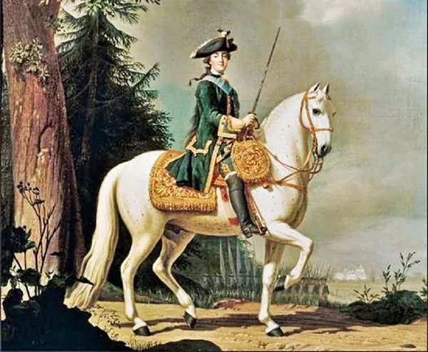 EMPRESS CATHERINE THE II OF RUSSIA (CATHERINE THE GREAT)( 1729 -1796).THIS REMARKABLE WOMAN WAS NEITHER RUSSIAN NOR ORIGINALLY NAMED .SHE WAS A GERMAN PRINCES WHO WAS SENT TO RUSSIA IN A DIPLOMATIC PRUSSIAN INTRIGUE. BORN SOPHIE FRIEDERIKE AUGUSTE VON ANHALT - ZERBST.