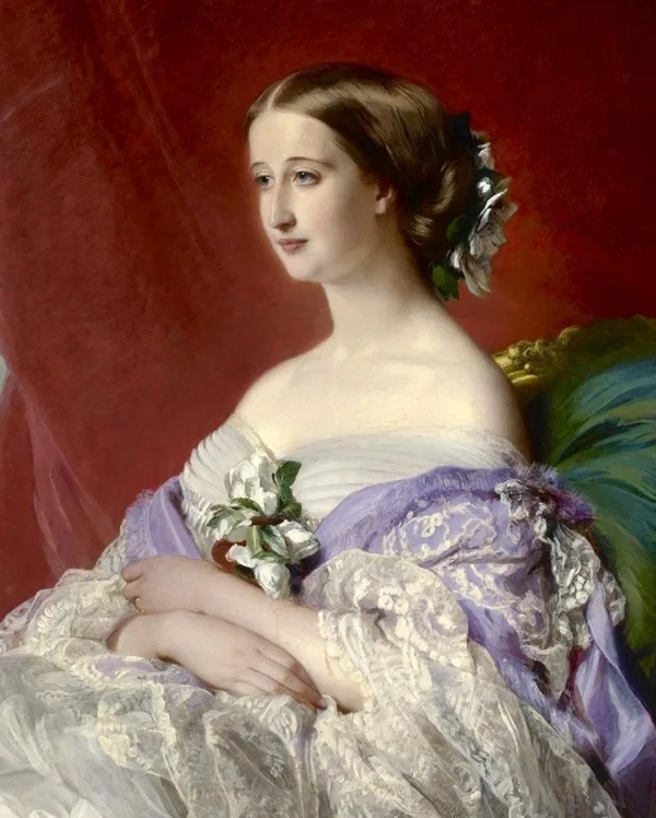 THE SPANISH /FRENCH EMPRESS EUGENIE OF THE FRANCE (1826–1920),THE WIFE OF NAPOLEON III,WHO