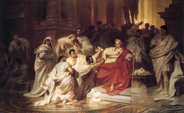 ROMAN EMPEROR JULIUS CAESAR, (100 BC – 44 BC) WAS A BRILLIANT MILITARY GENERAL.HE SUCCESSF