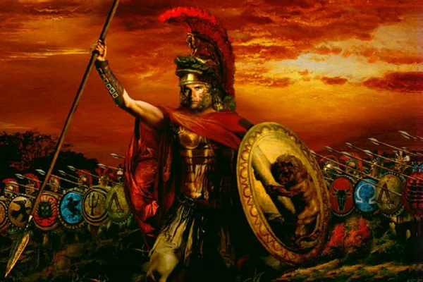 ALEXANDER THE GREAT OF MACEDON (356-323 B.C.) WAS EDUCATED BY THE PHILOSOPHER ARISTOTLE.AFTER ALEXANDER THE GREAT'S VICTORY OVER KING DARIUS III (ACHAEMENID EMPIRE),ANOTHER EXPLANATION THAT ALEXANDER MARRIED ROXANNE,A BACTRIAN PRINCESS,