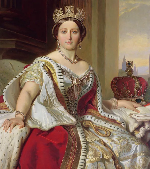 QUEEN VICTORIA OF ENGLAND (1837 - 1901) WAS QUEEN OF GREAT BRITAIN AND IRELAND (1837 - 190