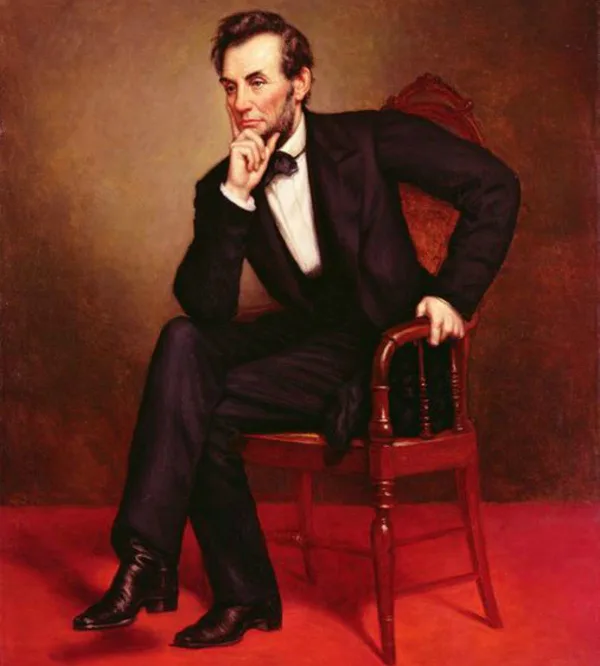 ABRAHAM LINCOLN (1809-1865) WAS THE 16TH PRESIDENT OF THE USA.SOMEONE SHOT AT LINCOLN IN 1