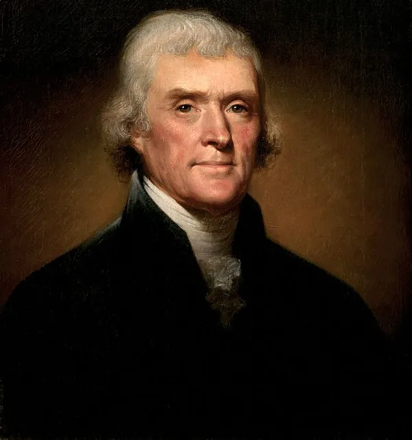 THOMAS JEFFERSON (1743-1826) WAS THE THIRD PRESIDENT OF UNITED STATES,FROM (1801 - 1809).HE WAS THE PRIMARY AUTHOR OF THE DECLARATION OF INDEPENCE OF 1776.