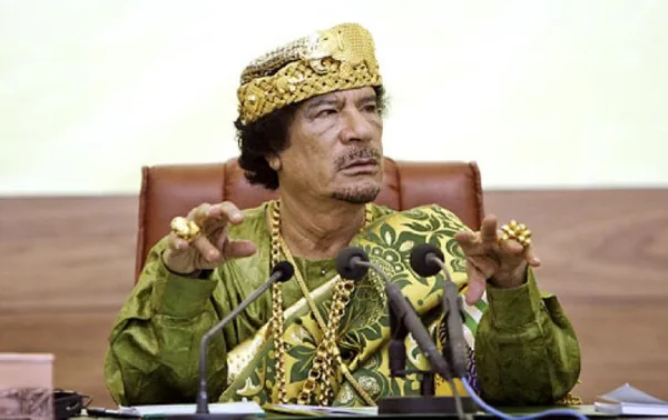 THE FALL OF LIBYAN PRESIDENT GADDAFI IN 2011,LIBYAN REBELS FOUND THE DESPOT GADDAFI'S FINAL HIDING PLACE.