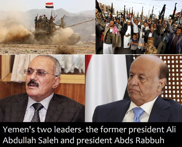 YEMEN'S CIVIL WAR ,SINCE 2014,ONGOING CONFLICT BETWEEN GOVERNMENT AND NONGOVERNMENT FORCES HAS PRODUCED A SEVERE HUMANITARIAN CRISIS.A MILITARY INTERVENTION WAS LAUNCHED BY SAUDI ARABIAN IN 2015 UNTIL NOW,LEADING A COALITION OF NINE AFRICAN AND MIDDLE EAT COUNTRIES,TO INFLUENCE THE OUTCOME OF THE YEMENI CIVIL WAR IN FAVOUR OF YEMEN'S PRESIDENT MANSOUR HADI.
